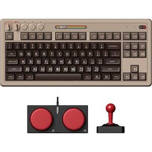 8BitDo Retro Mechanical Keyboard (C64 Edition) + Dual Super Buttons