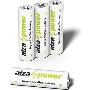 AlzaPower Super Alkaline LR6 (AA) 4 ks v eko-boxe