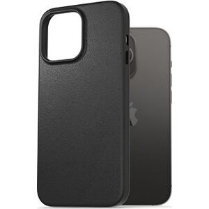 AlzaGuard Genuine Leather Case na iPhone 14 Pro Max čierny