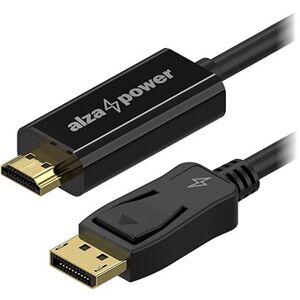 AlzaPower Core DisplayPort (M) na HDMI (M) 3 m čierny