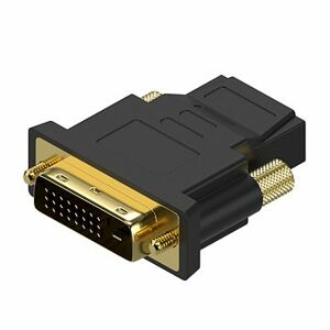 AlzaPower DVI-D (24+1) (M) to HDMI (F) FullHD čierny