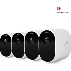 Arlo Essential Outdoor Security Camera – 4 ks, biela