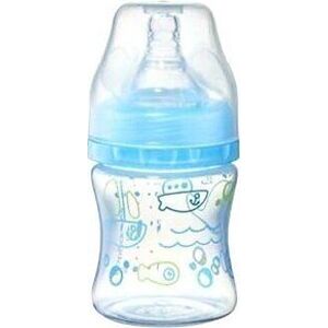 BabyOno antikoliková fľaša so širokým hrdlom, 120 ml – modrá