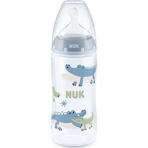 NUK FC+ fľaša s kontrolou teploty 300 ml, modrá
