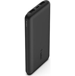 Belkin Boost Charge 10000 mAh + USB-C 15 W – Dual USB-A – 15 cm USB-A to C Cable, Black
