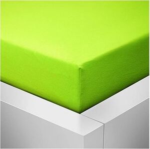 Chanar Plachta na posteľ Jersey Standard 90 × 200 cm zelená