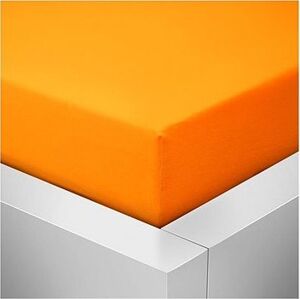 Chanar plachta jersey do postieľky – 70 × 140 oranžová