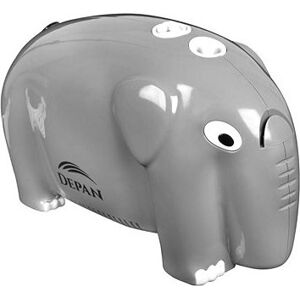DEPAN kompresorový inhalátor slon, sivá
