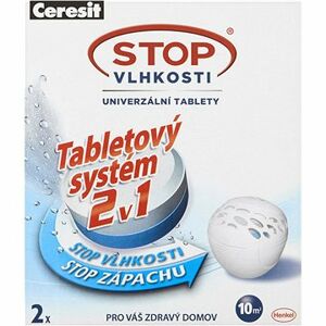 CERESIT Stop Vlhkosti Micro 2 v 1 náhradné tablety 2× 300 g