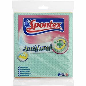 SPONTEX Antifungi, hubová utierka, 3 ks