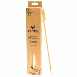 PANDOO Bambusové grilovacie ihly na špíz, široké, 30 ks