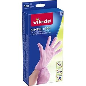 VILEDA Simple rukavice S/M 100 ks