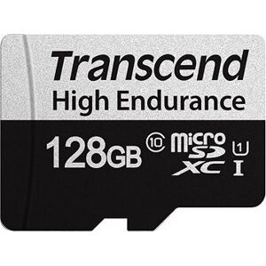 Transcend microSDXC 128 GB 350V + SD adaptér