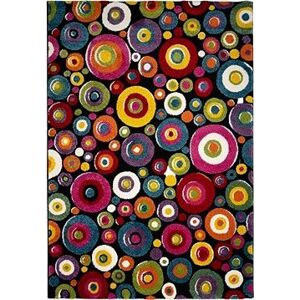 Merinos Kusový koberec Relief 22842-110 Multicolor 80 × 150 cm