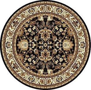 Alfa Carpets Kusový koberec Teherán T-117 brown kruh