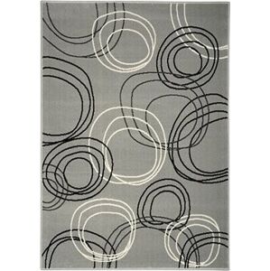 Alfa Carpets Kusový koberec Kruhy grey
