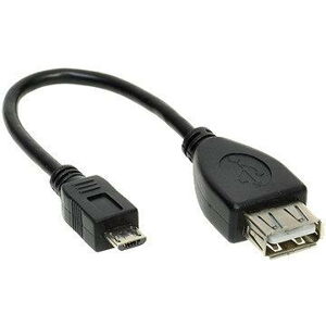 PremiumCord kábel USB A/f - Micro USB/m 20 cm