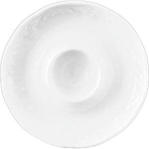 Stojanček na vajíčko porcelán Lilien Bellevue, biely 6 ks