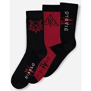 Diablo IV – Hell – 3× ponožky (39 – 42)