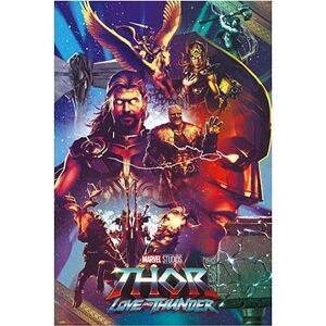 Marvel – Thor – Logo And Thunder – plagát