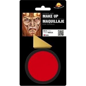 Červený Make-Up s Hubkou – Halloween – 9 g