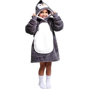Cozy Noxxiez Tučniak – hrejivá televízna mikinová deka 3 – 6 rokov