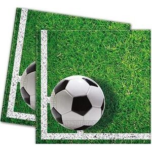 Papierové obrúsky futbal 33 × 33 cm, 20 ks