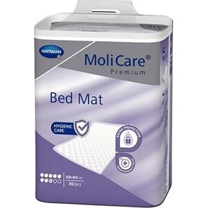 MOLICARE Bed Mat 8 kvapiek 60 × 60 cm 30 ks