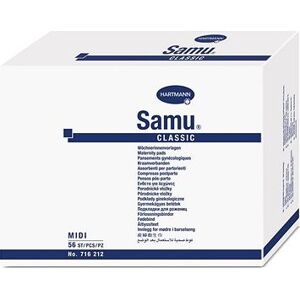 SAMU Classic Midi pôrodnícke vložky, 56 ks