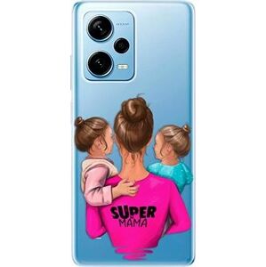 iSaprio Super Mama pre Two Girls pro Xiaomi Redmi Note 12 Pro+ 5G