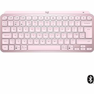 Logitech MX Keys Mini Minimalist Wireless Illuminated Keyboard, Rose – US INTL