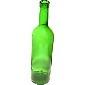 Fľaša na víno 0,75 L, zelená - 8 ks v balení
