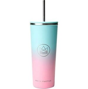 Neon Kactus Dizajnový pohár 710 ml tyrykosvo/ružový, nehrdzavejúca oceľ
