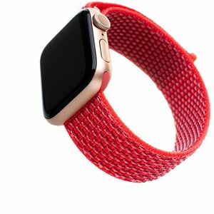 FIXED Nylon Strap pre Apple Watch 42/44/45/Ultra 49mm tmavo ružový