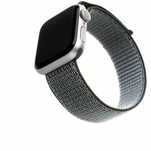 FIXED Nylon Strap pre Apple Watch 42/44/45/Ultra 49mm olivový