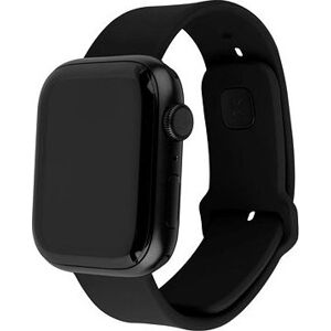 FIXED Silicone Sporty Strap pro Apple Watch 42/44/45mm černý