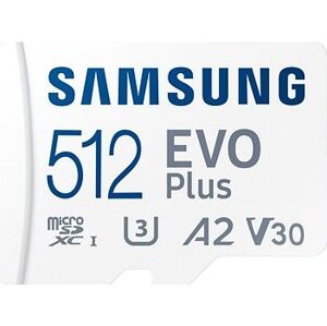 Samsung MicroSDXC 512 GB EVO Plus 2024 + SD adaptér
