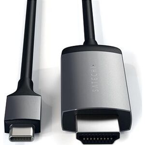 Satechi Aluminium Type-C to 4K HDMI Cable – Space Grey
