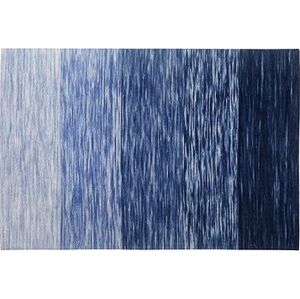 Modrý krátkovlasý koberec 160 × 230 cm KAPAKLI, 77876