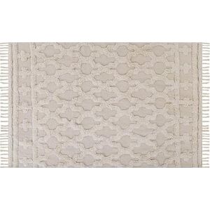 Bavlnený koberec 140 × 200 cm béžový SULUOVA, 305281