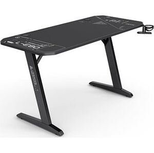 Sense7 Nomad Cybernetic desk Black, 140 × 60 cm