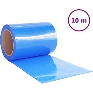 SHUMEE Záves do dverí 300 mm × 2,6 mm 10 m PVC, modrý