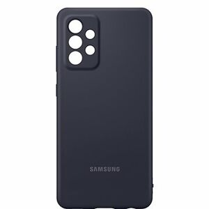 Samsung Silikónový zadný kryt pre Galaxy A52/A52 5G čierny