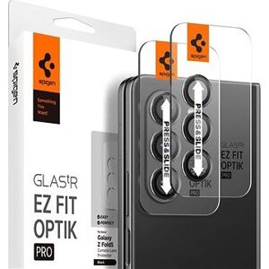 Spigen Glass tR EZ Fit Optik Pro 2 Pack Black Samsung Galaxy Z Fold5