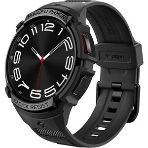 Spigen Rugged Armor Pro Black Samsung Galaxy Watch6 Classic 43 mm