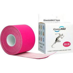 Kine-MAX 4Way stretch kinesiology tape ružová