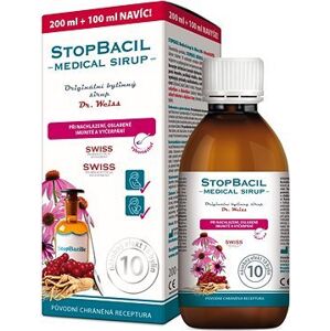 STOPBACIL Medical sirup Dr. Weiss 200 + 100 ml NAVÍC