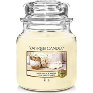 YANKEE CANDLE Soft Wool & Amber 411 g