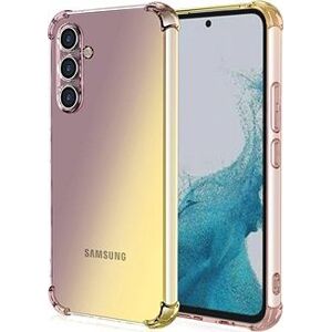 TopQ Kryt Samsung A54 5G Shock duhový purpurovo-žlutý 93225