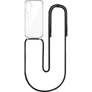 TopQ Kryt Simple Samsung A54 5G s černou šňůrkou průhledný 111385